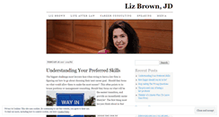 Desktop Screenshot of lizbrownjd.com